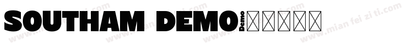 SOUTHAM DEMO字体转换